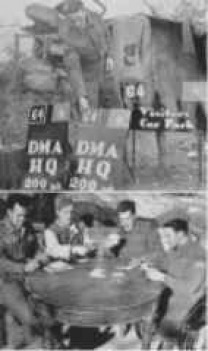 Top: D.M.A. Ortona March 1944 / Bottom: Off Duty